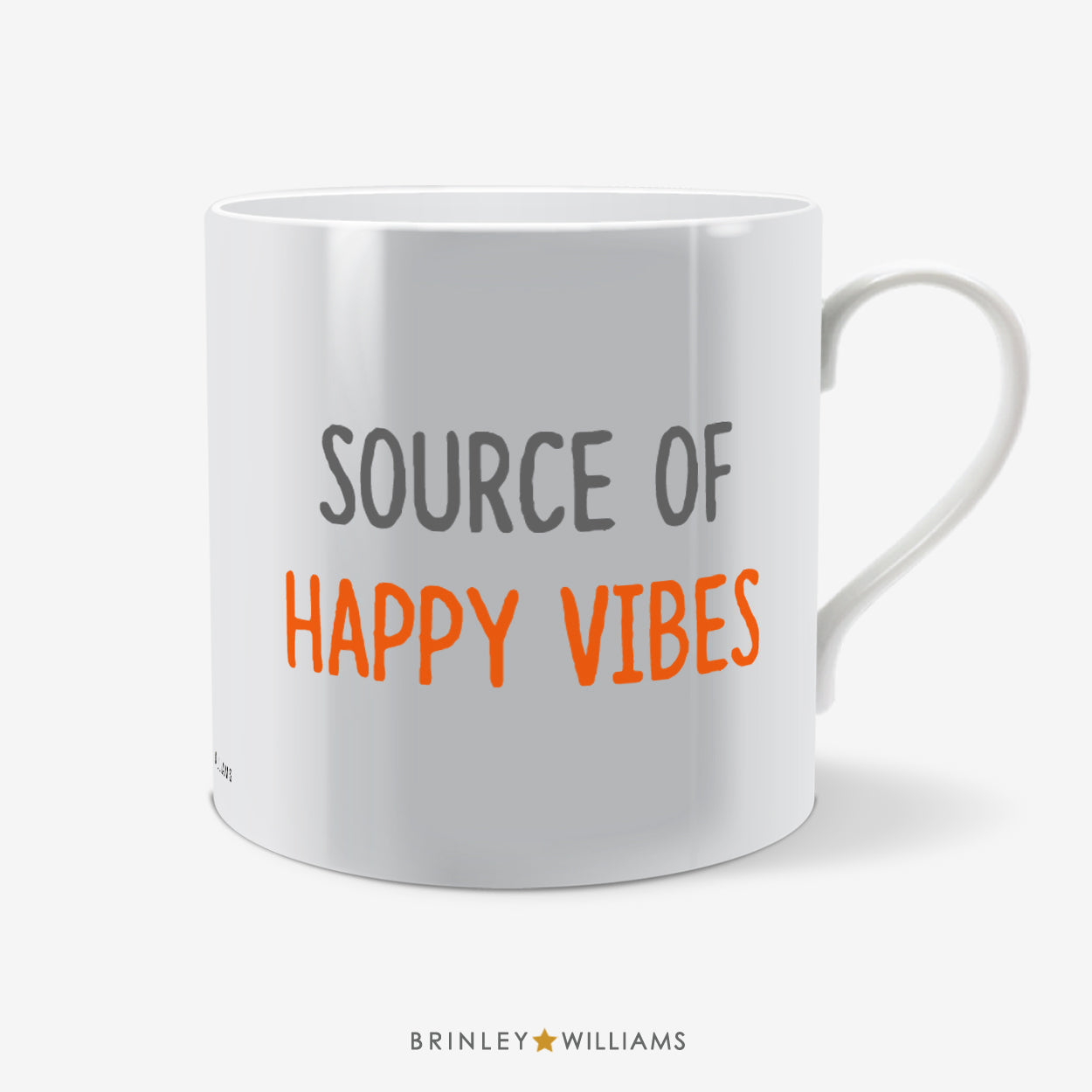 Source of Happy Vibes Fun Mug - Orange