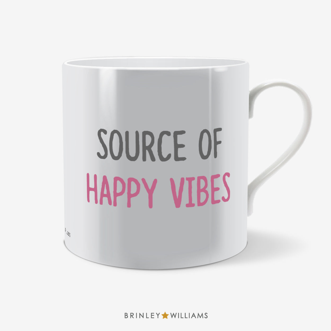 Source of Happy Vibes Fun Mug - Pink