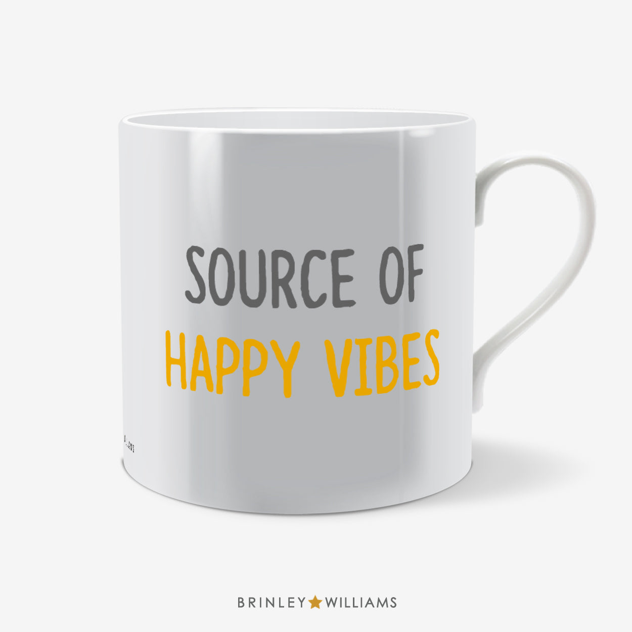 Source of Happy Vibes Fun Mug - Yellow