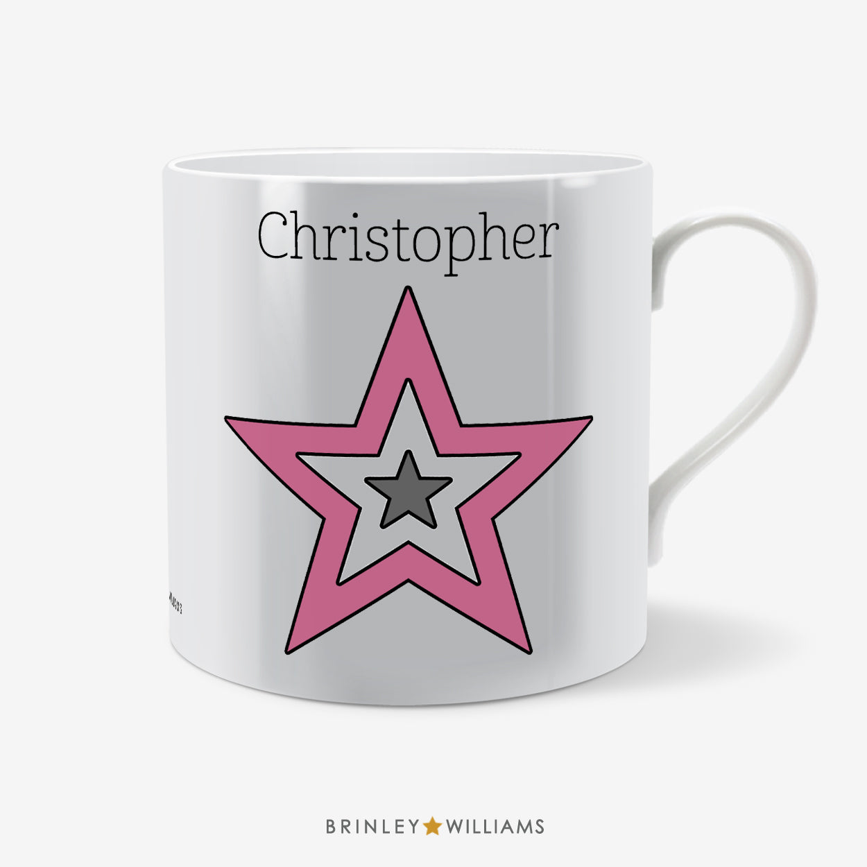 Star Personalised Mug - Pink