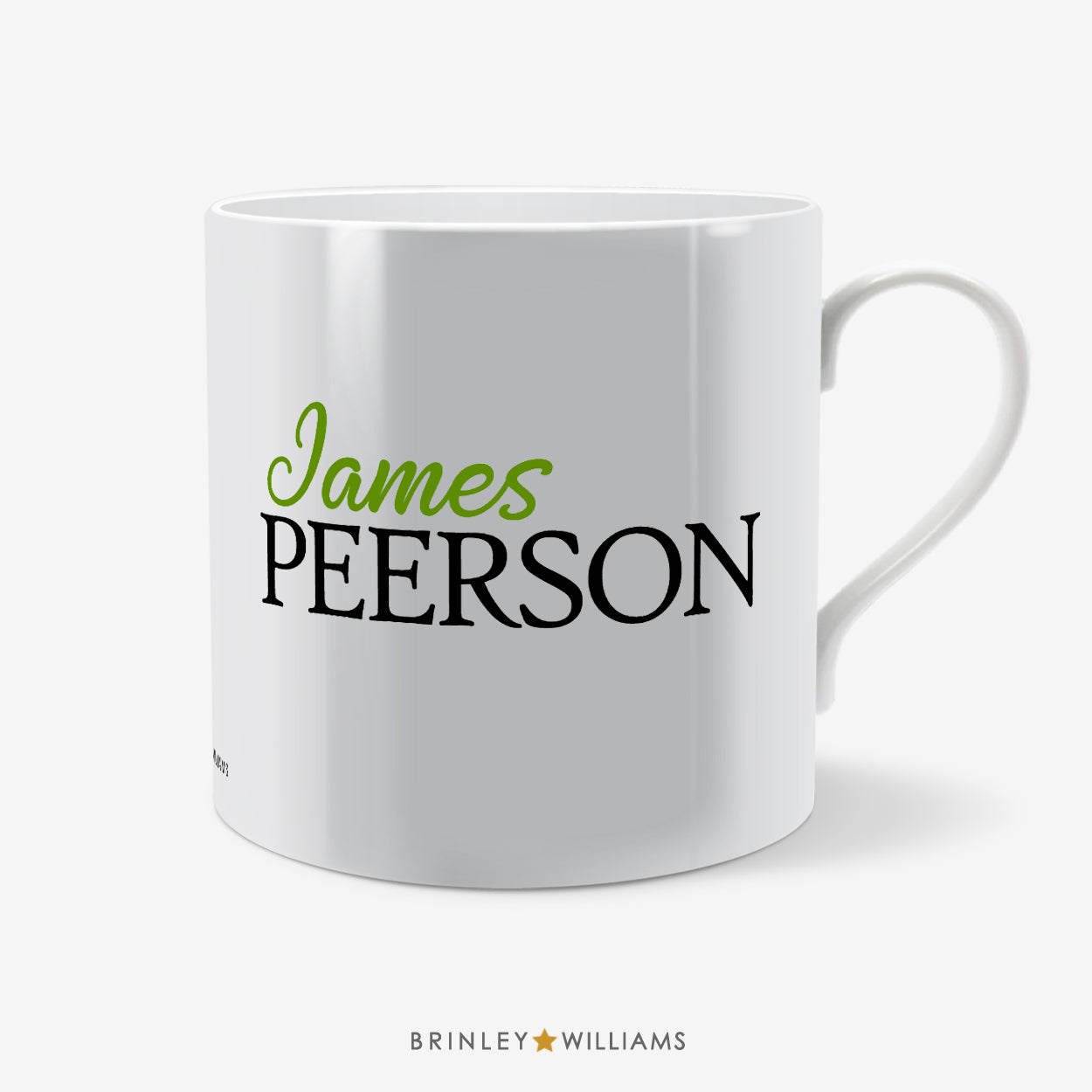 Stylish Personalised Mug - Green
