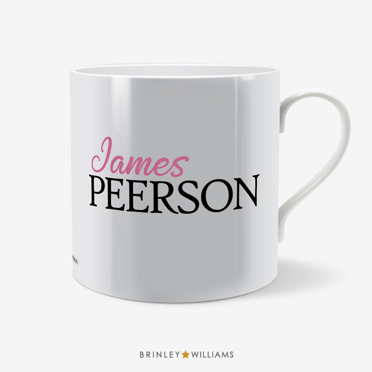 Stylish Personalised Mug - Pink