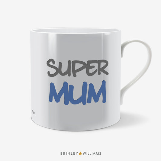 Super Mum Fun Mug - Blue