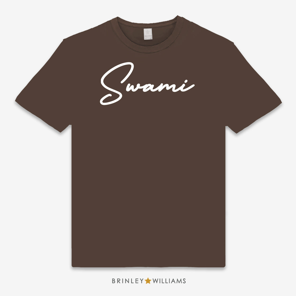 Swami Unisex Classic Yoga T-shirt - Chocolate Brown