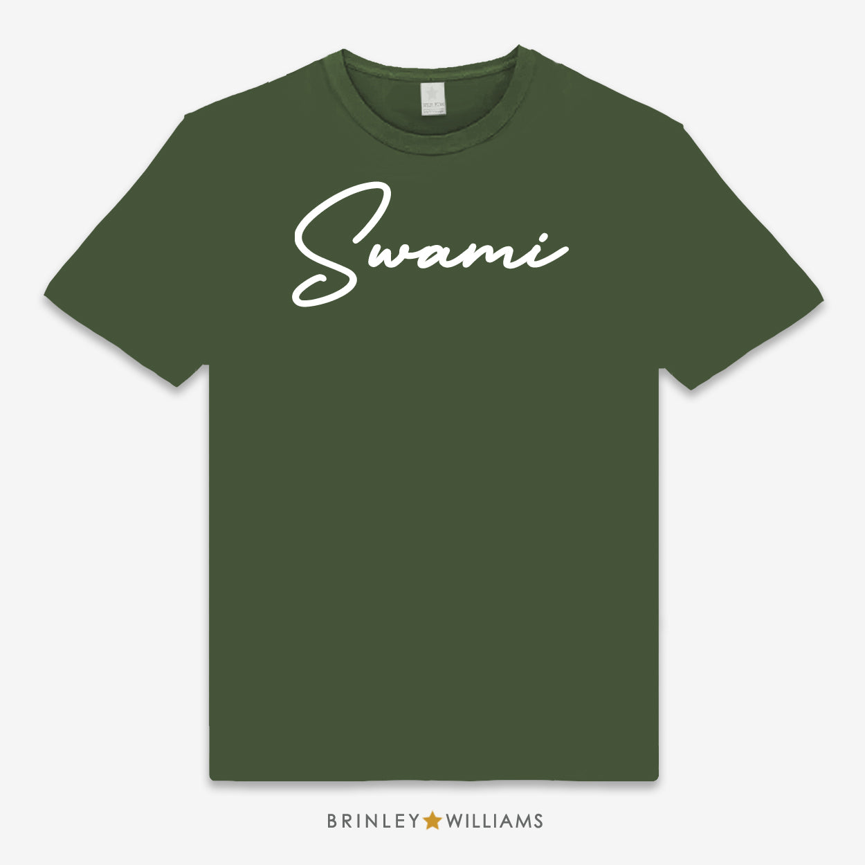 Swami Unisex Classic Yoga T-shirt - Military Green