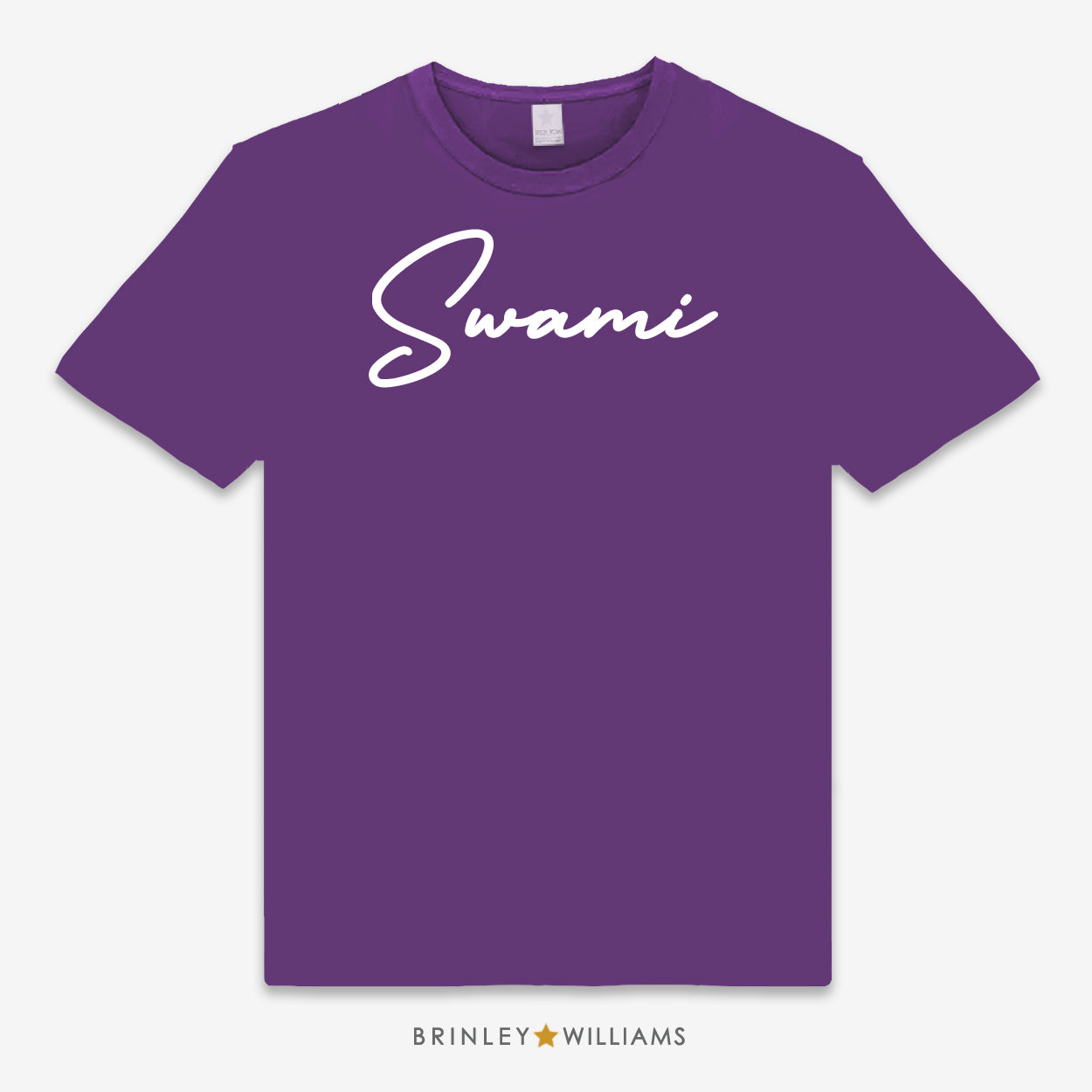 Swami Unisex Classic Yoga T-shirt - Purple