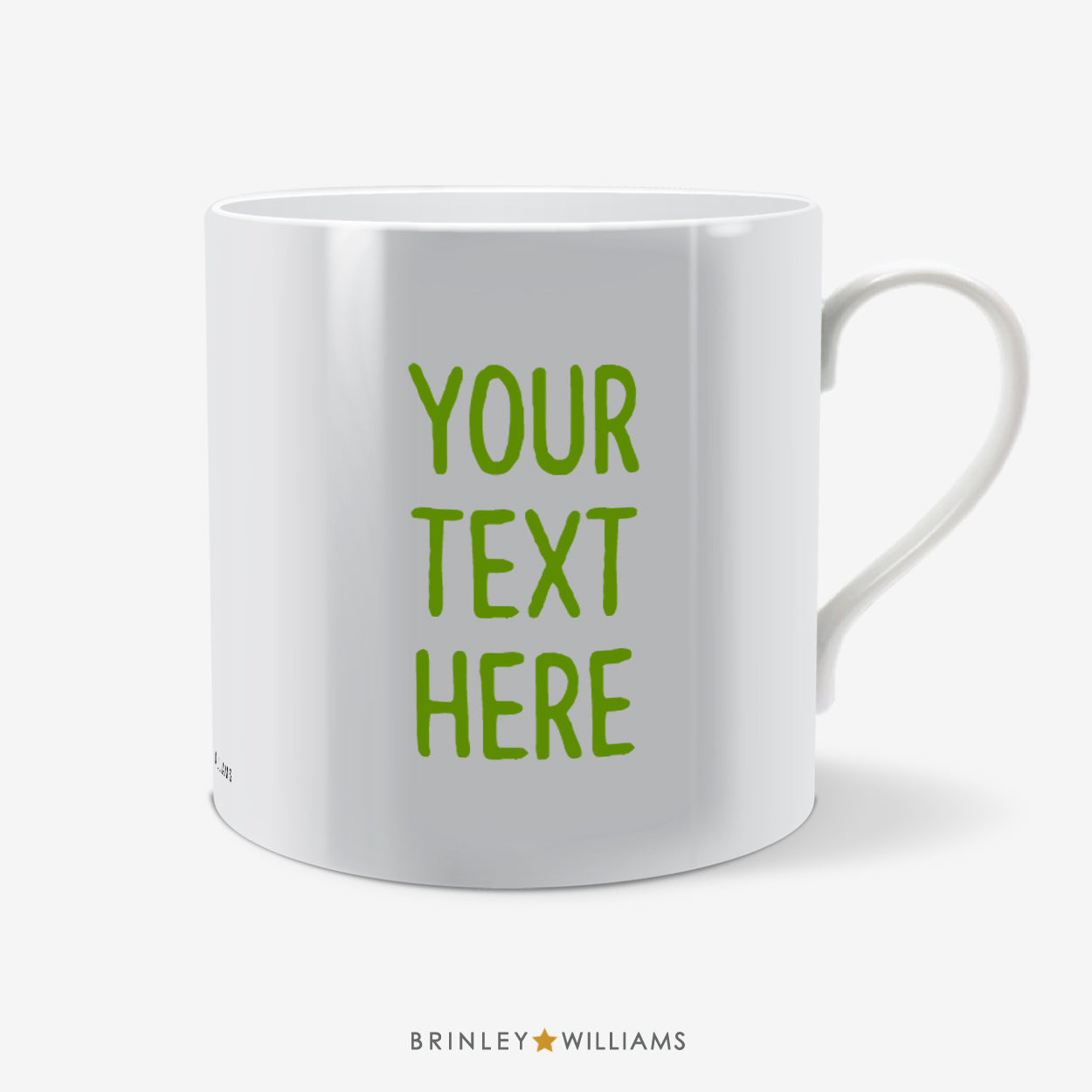 Textology Personalised Mug - Green