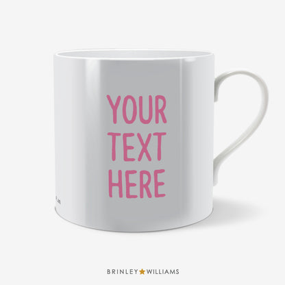 Textology Personalised Mug - Pink