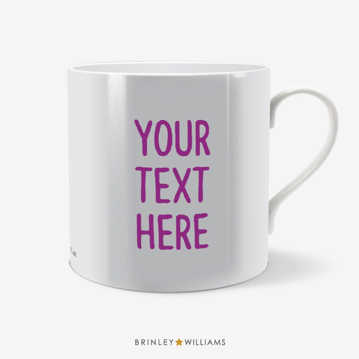 Textology Personalised Mug - Purple