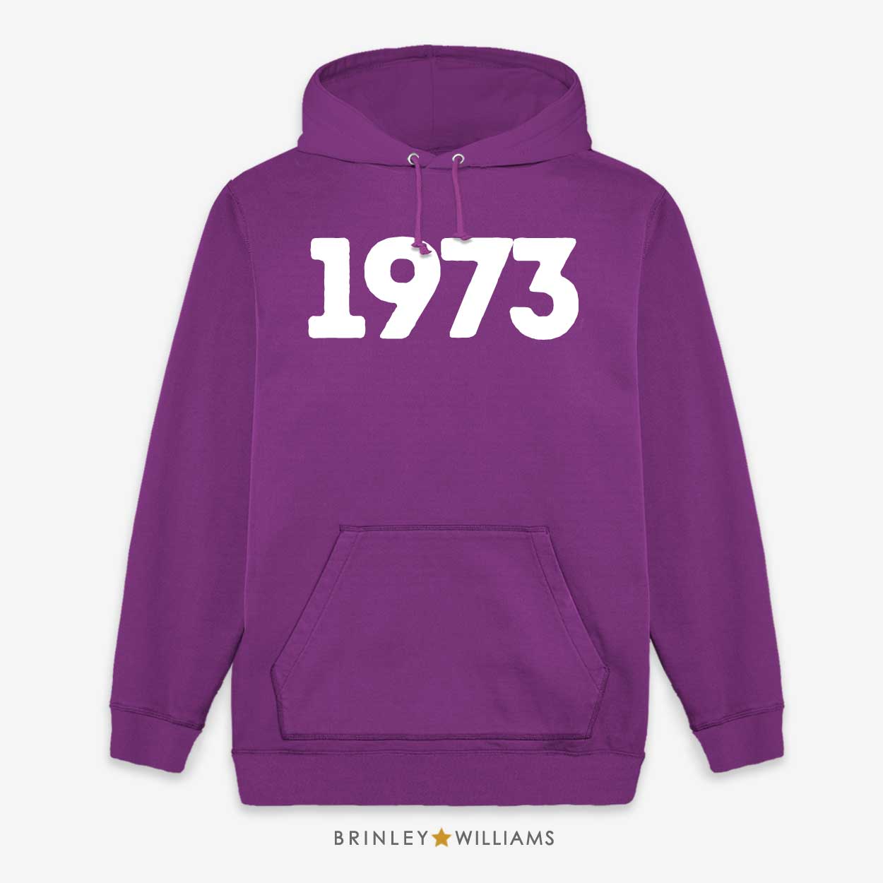 Year Personalised Unisex Hoodie - Purple