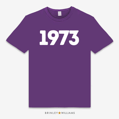 The Year Personalised Unisex Classic T-shirt - Purple