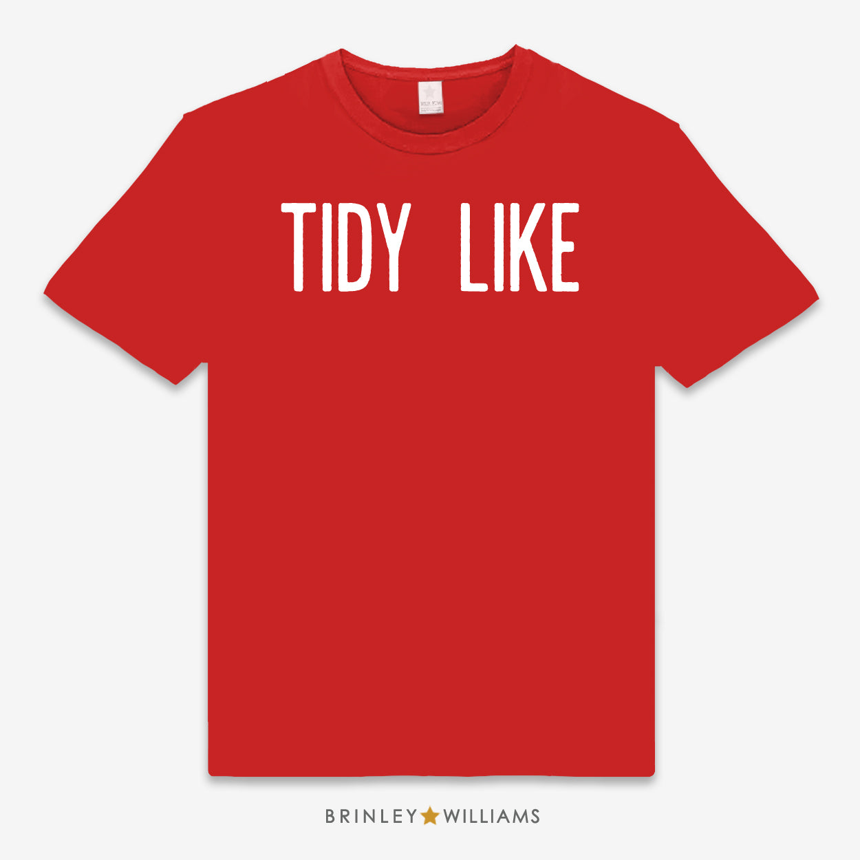 Tidy Like Unisex Kids Welsh T-shirt - Fire red