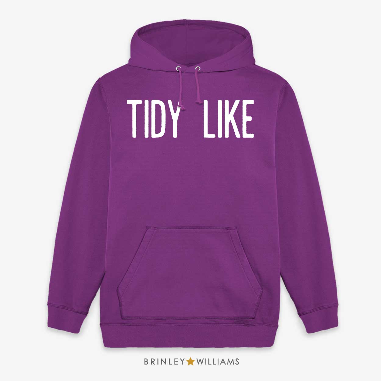 Tidy Like Unisex Welsh Hoodie - Purple