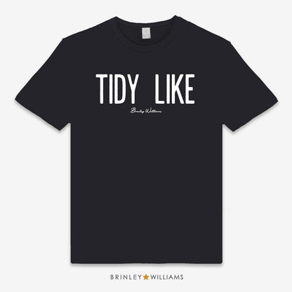 Tidy Like Unisex Classic Welsh T-shirt - Black