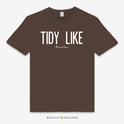 Tidy Like Unisex Classic Welsh T-shirt - Brown