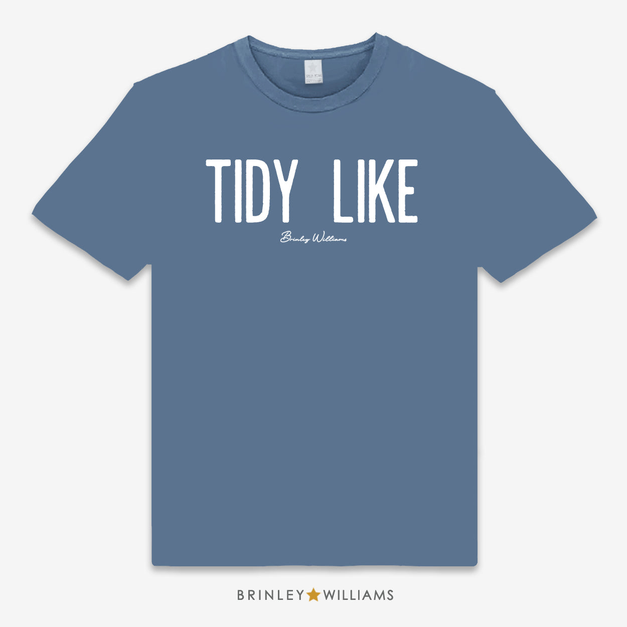 Tidy Like Unisex Classic Welsh T-shirt - Indigo