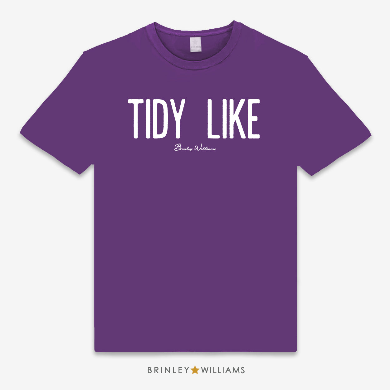 Tidy Like Unisex Classic Welsh T-shirt - Purple