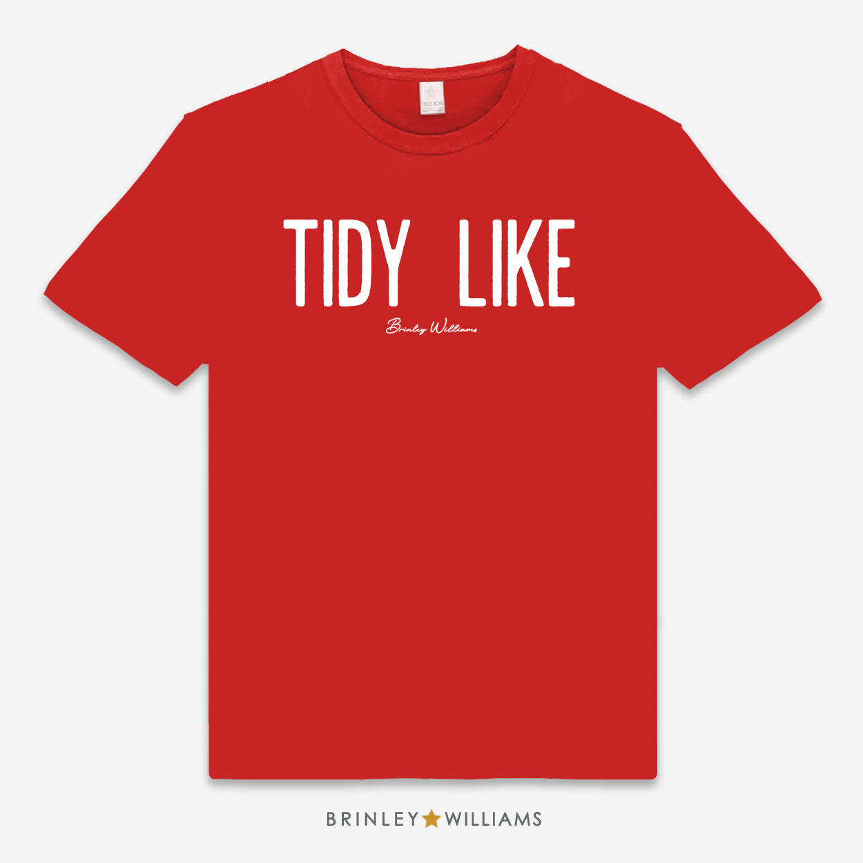 Tidy Like Unisex Classic Welsh T-shirt - Red
