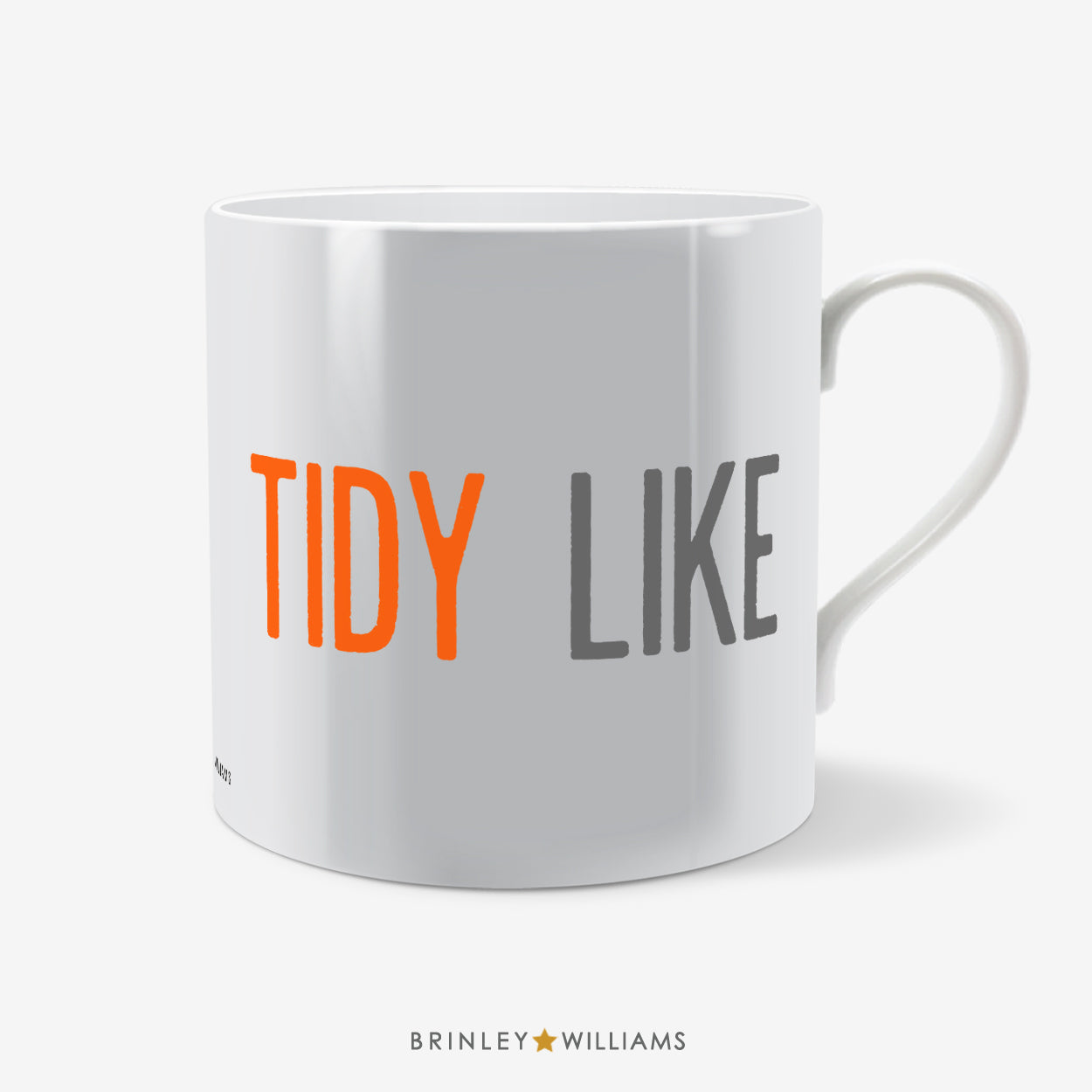 Tidy Like Welsh Mug - Orange