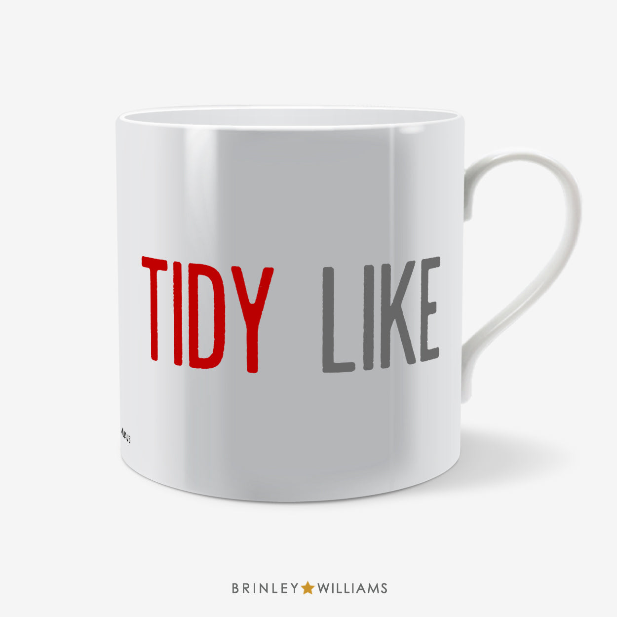 Tidy Like Welsh Mug - Red