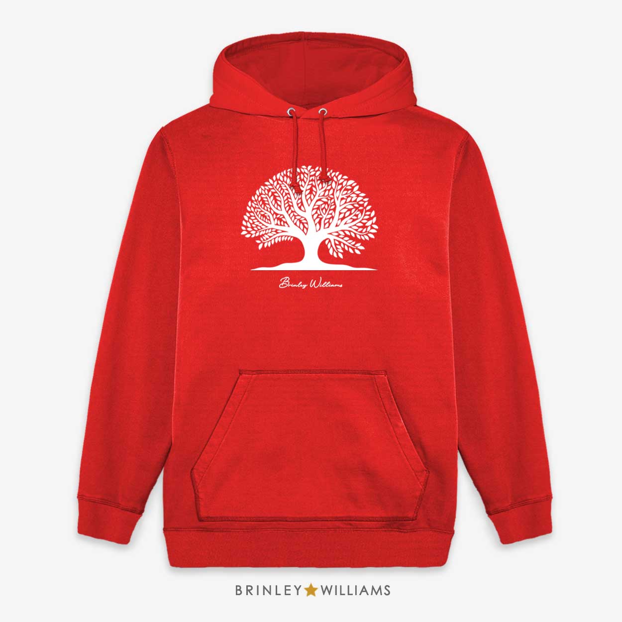 Tree of Life Unisex Hoodie - Fire Red