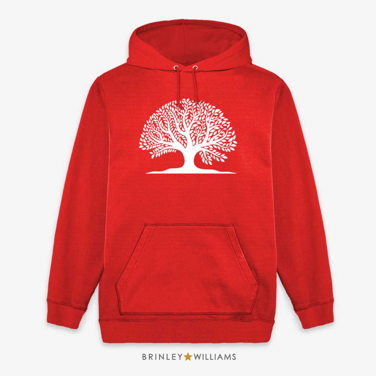 Tree of Life Unisex Hoodie - Fire Red