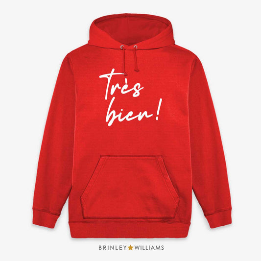 Tres Bien Kids Unisex Hoodie - Fire red