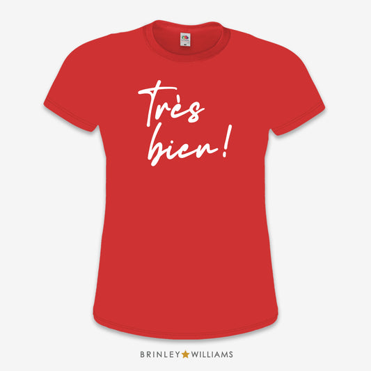 Tres Bien Slim Fit T-shirt - Fire Red