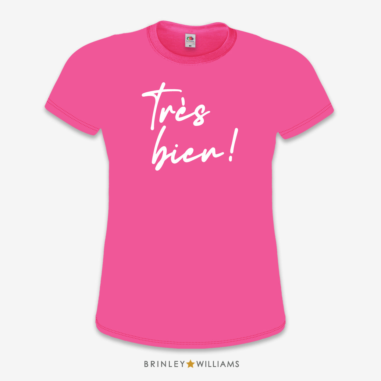 Tres Bien Slim Fit T-shirt - Fuchsia