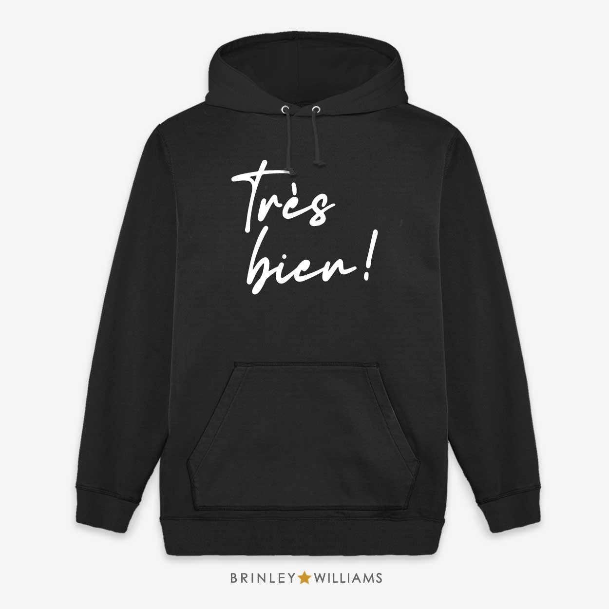 Tres Bien Unisex Hoodie - Black