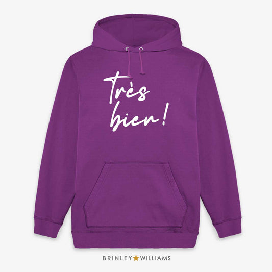 Tres Bien Unisex Hoodie - Purple