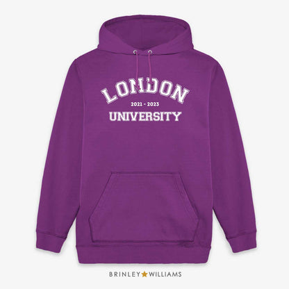 Varsity | College Personalised Unisex Hoodie - Purple