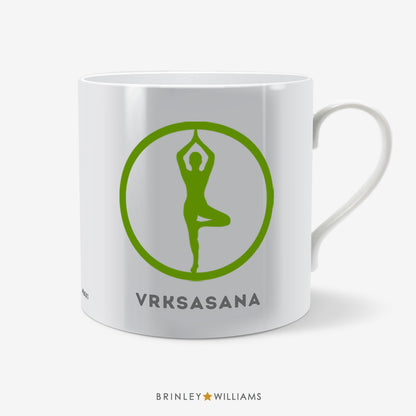 Tree Pose Vrksasana Yoga Mug - Green