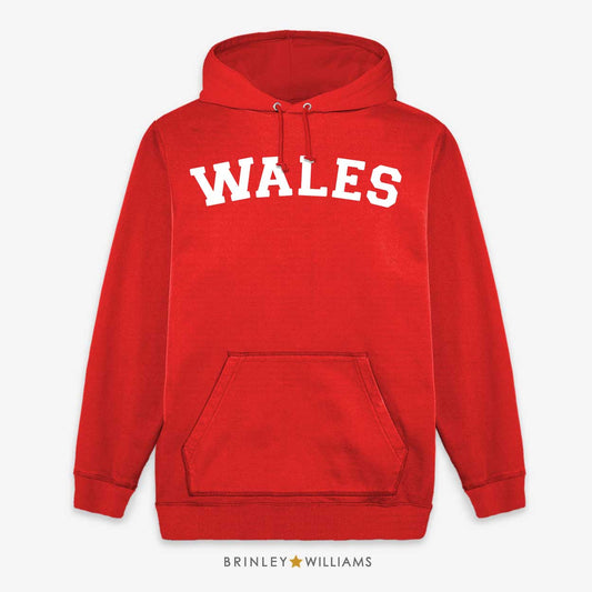 Wales Kids Hoodie - Fire red