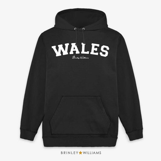 Wales Unisex Welsh Hoodie - Black