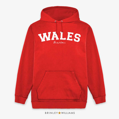 Wales Unisex Welsh Hoodie - Fire red