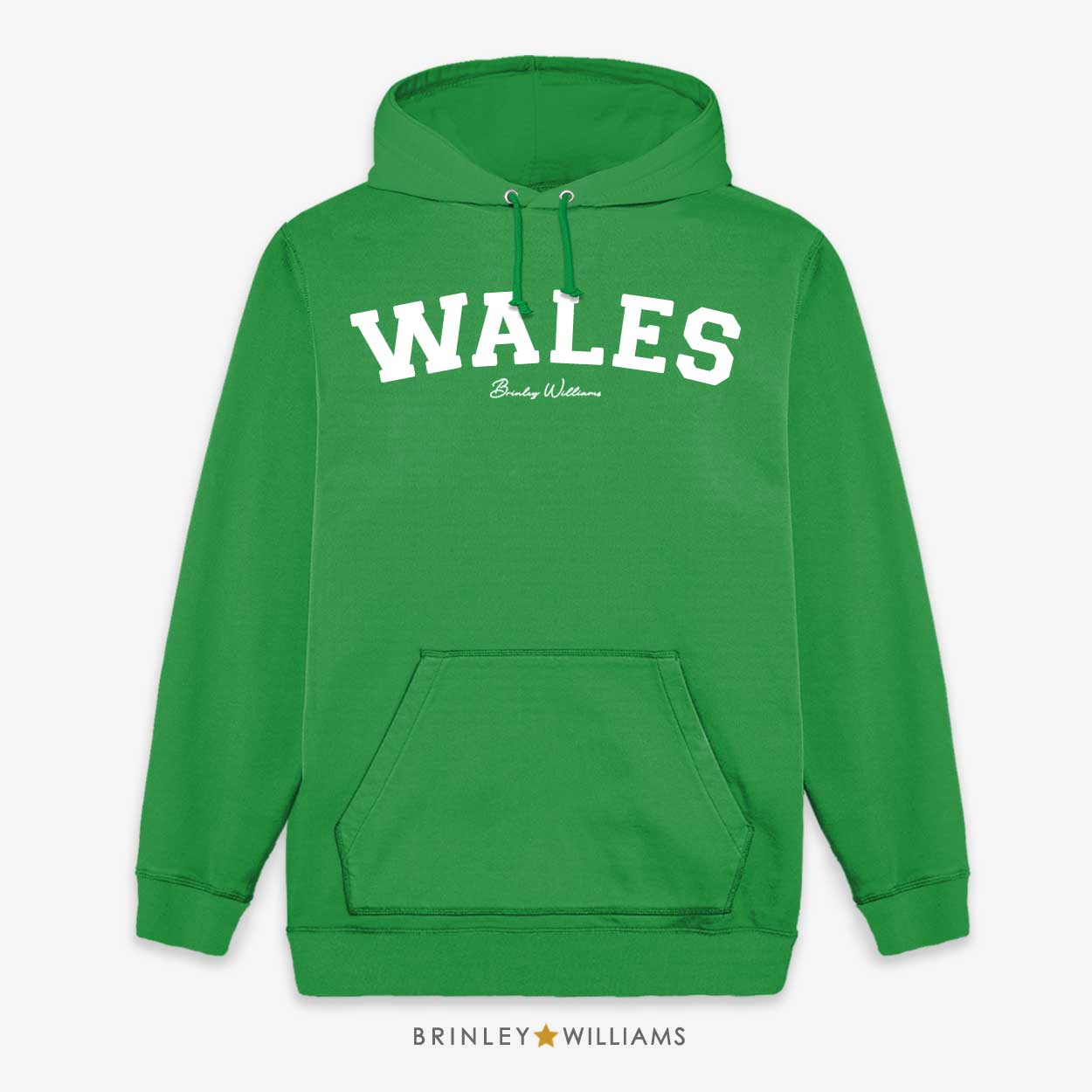 Wales Unisex Welsh Hoodie - Kelly Green