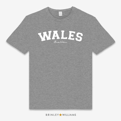 Wales Unisex Classic Welsh T-shirt - Dark Heather