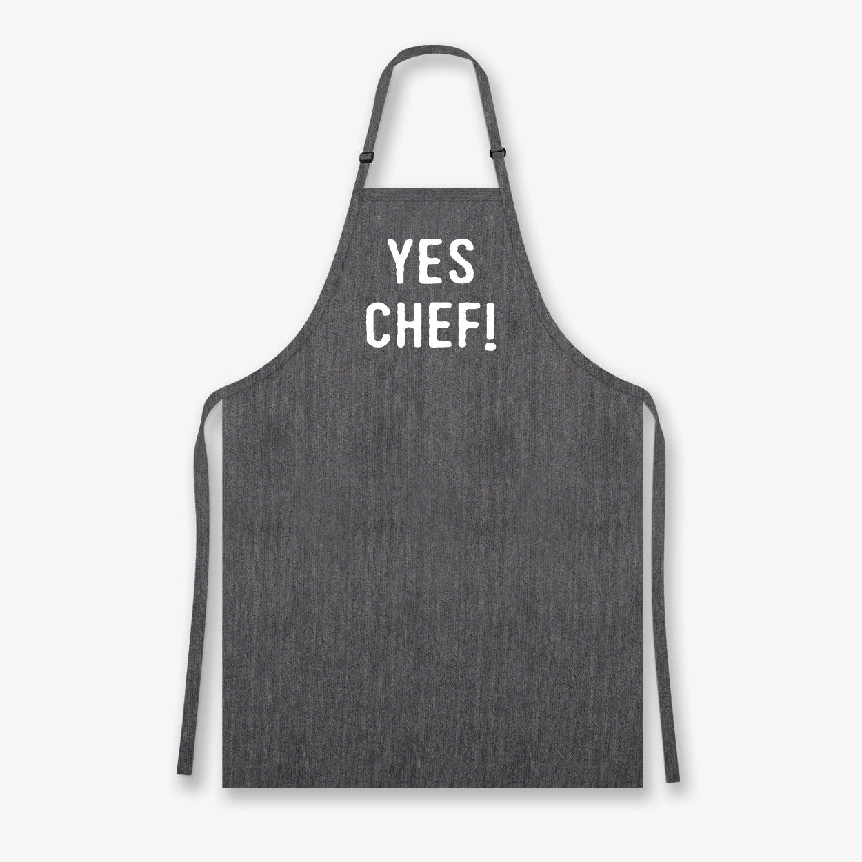 Yes! Chef! Apron - Black Denim Zoom