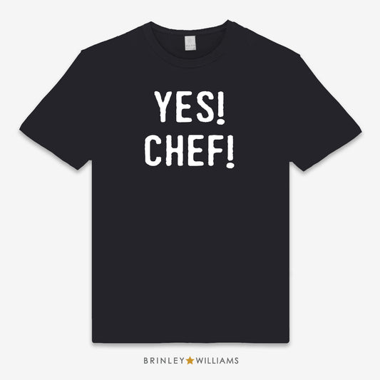 Yes Chef! Personalised T-shirt - Black