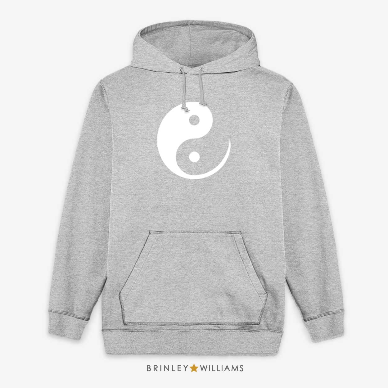 Ying & Yang Unisex Hoodie - Heather Grey