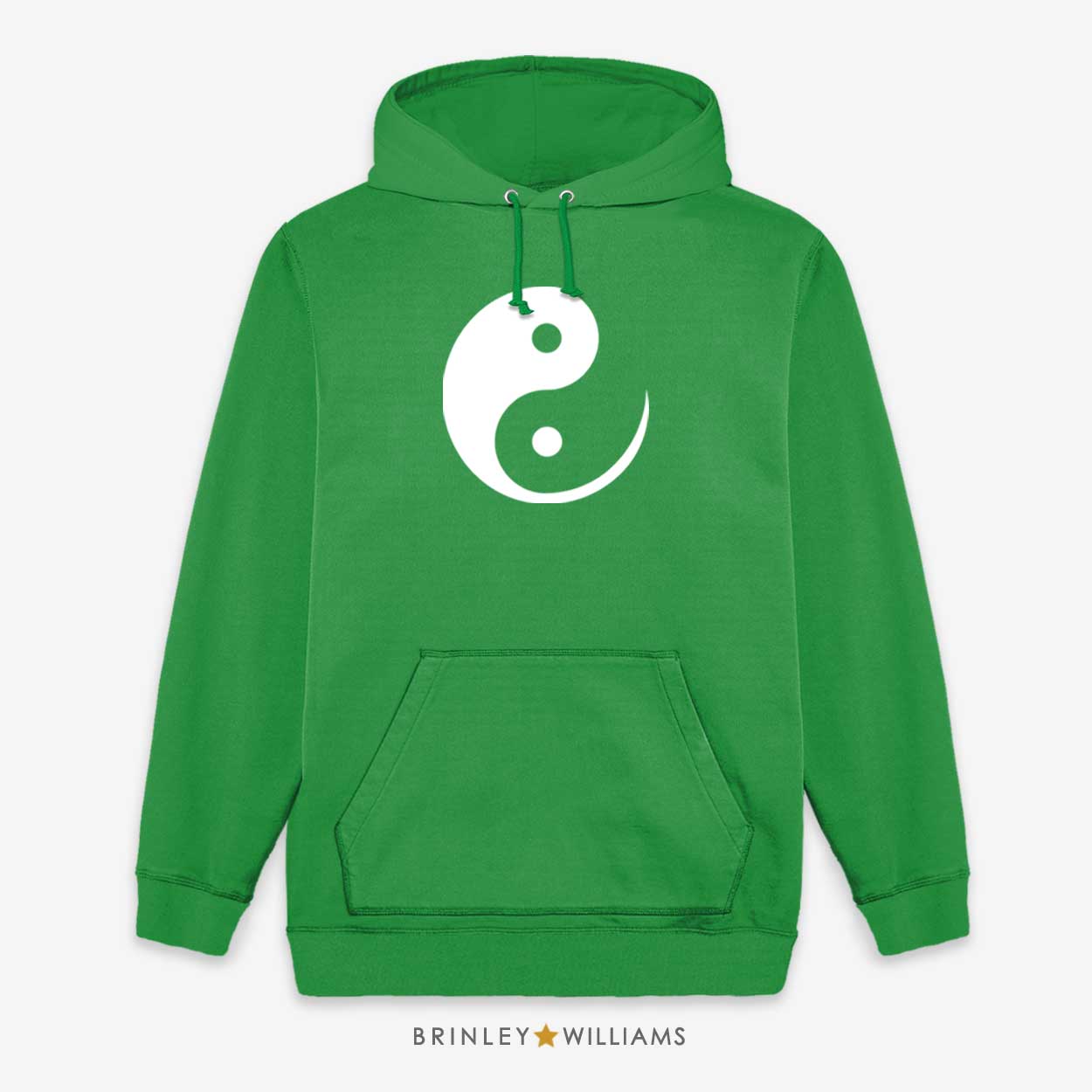 Ying & Yang Unisex Hoodie - Kelly Green