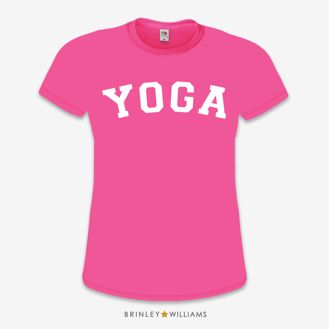 Yoga Slim Fit T-shirt - Fuchsia
