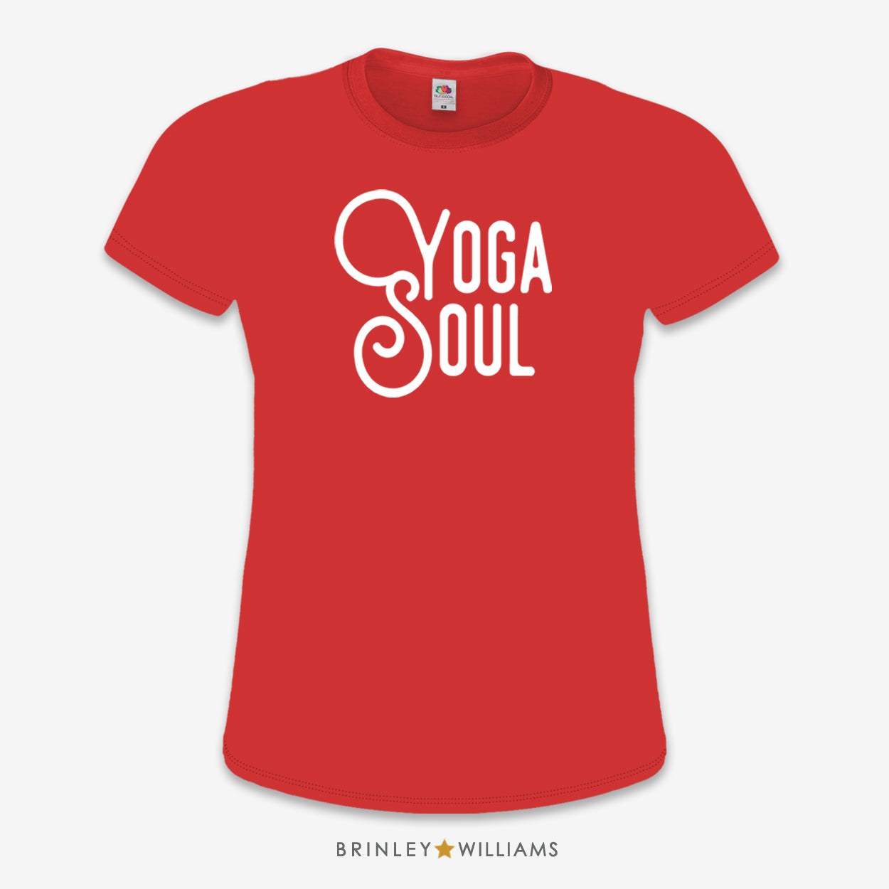 Yoga Soul Slim Fit T-shirt - Fire Red