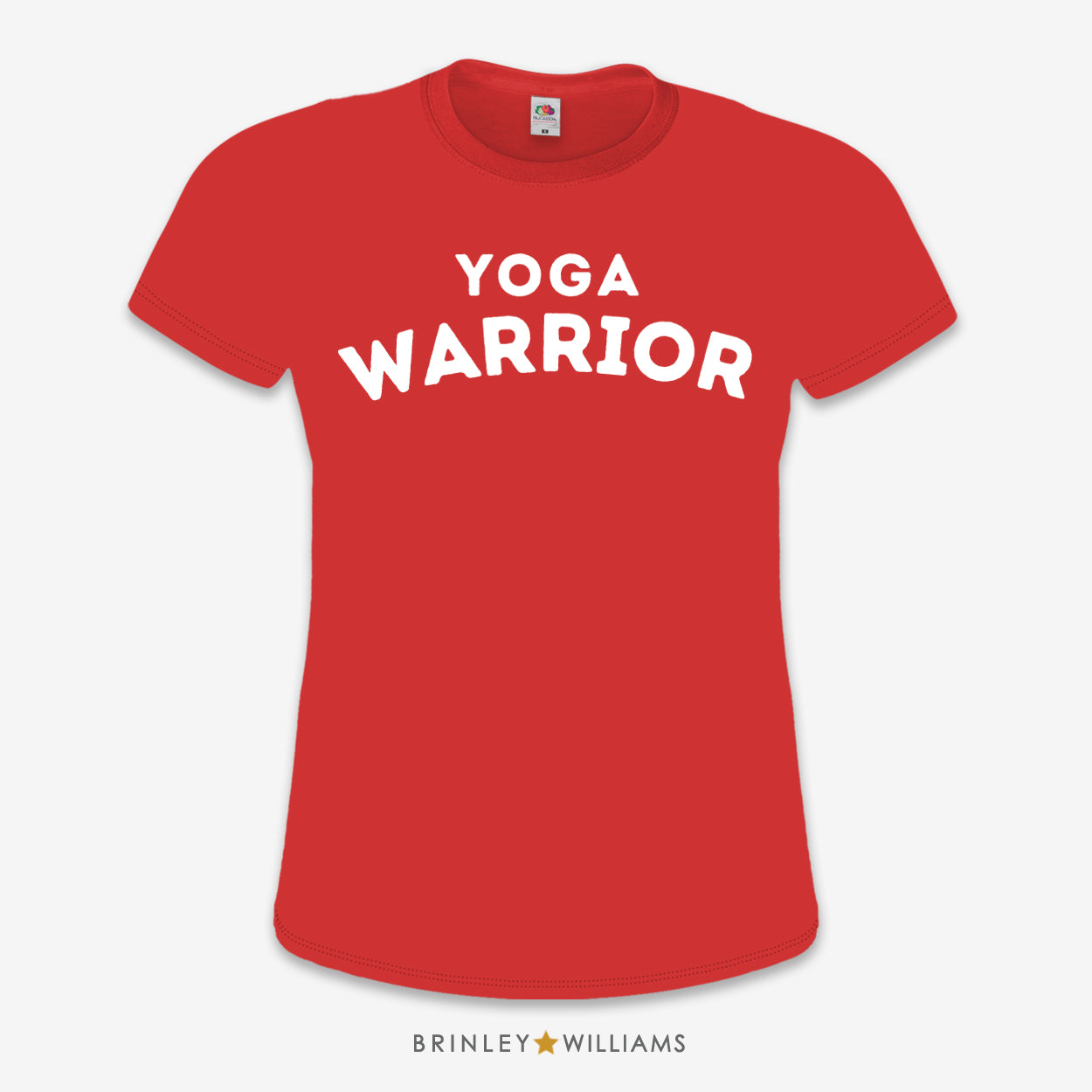 Yoga Warrior Slim Fit T-shirt - Fire Red