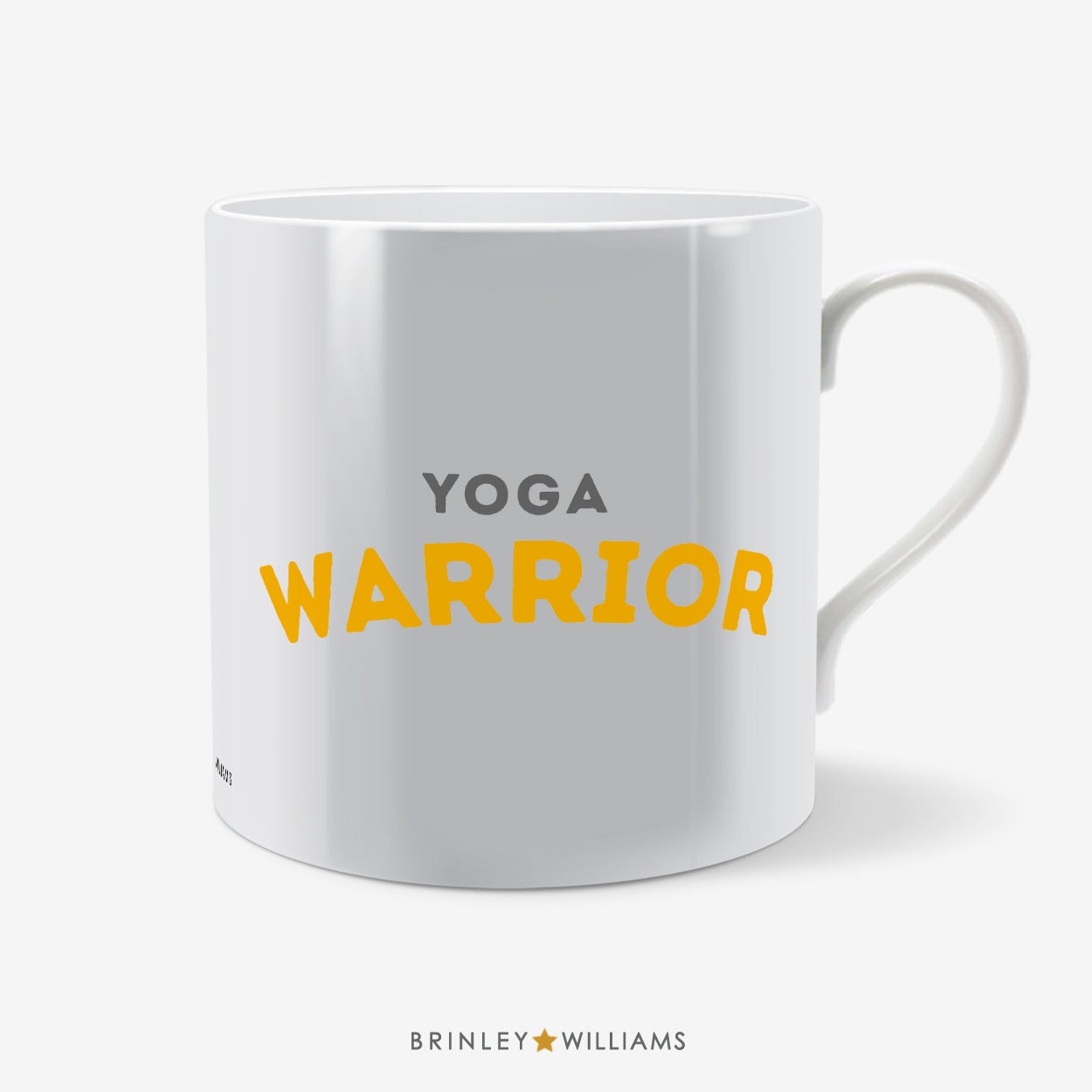 Yoga Warrior Mug - Yellow